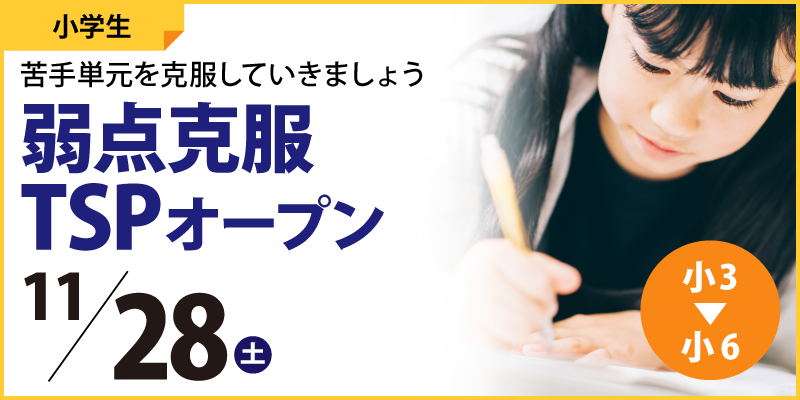 弱点克服TSPオープン